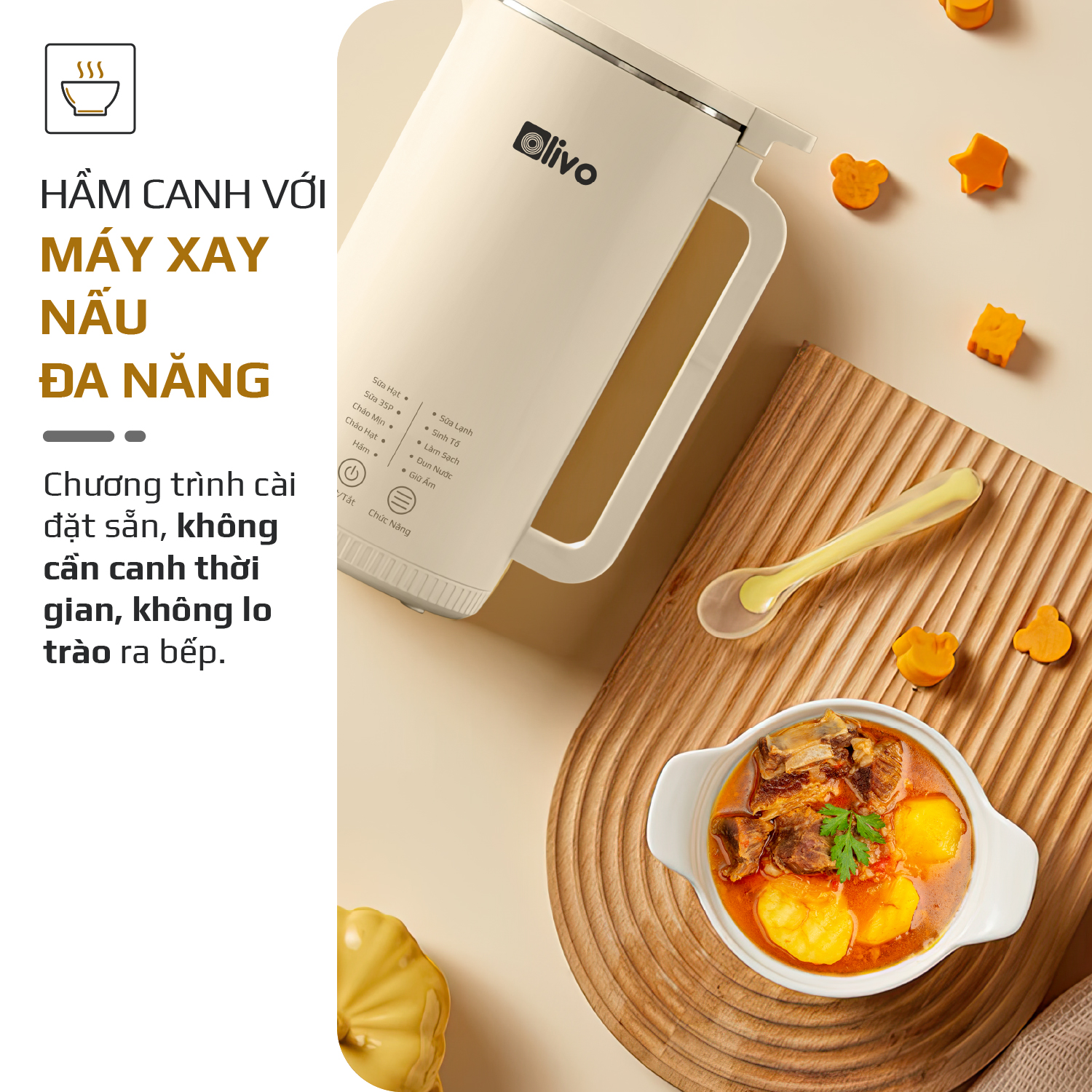 Máy Xay Nấu Đa Năng OLIVO CB2000 12 Máy Xay Nấu Đa Năng OLIVO CB2000 12