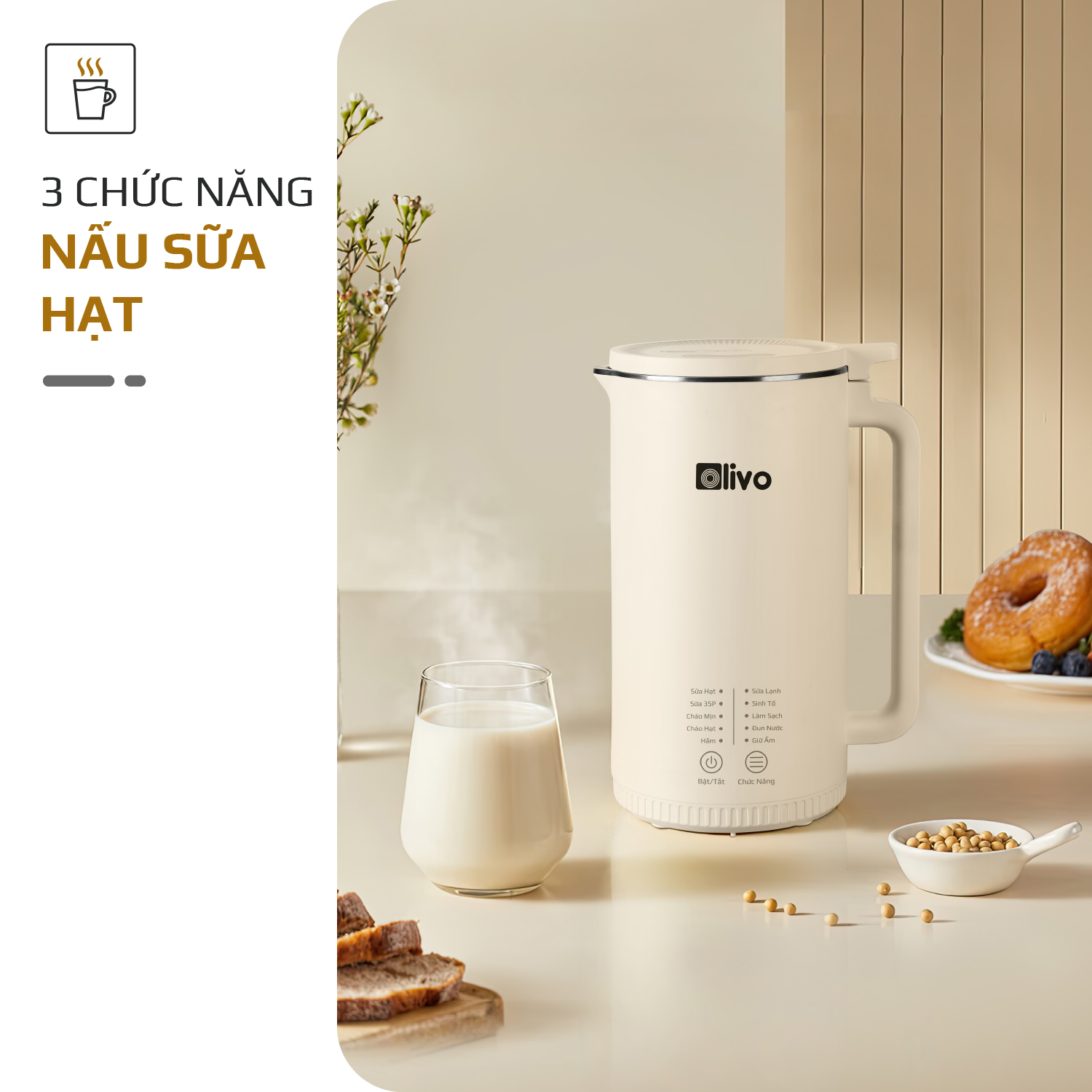 Máy Xay Nấu Đa Năng OLIVO CB2000 6 Máy Xay Nấu Đa Năng OLIVO CB2000 6