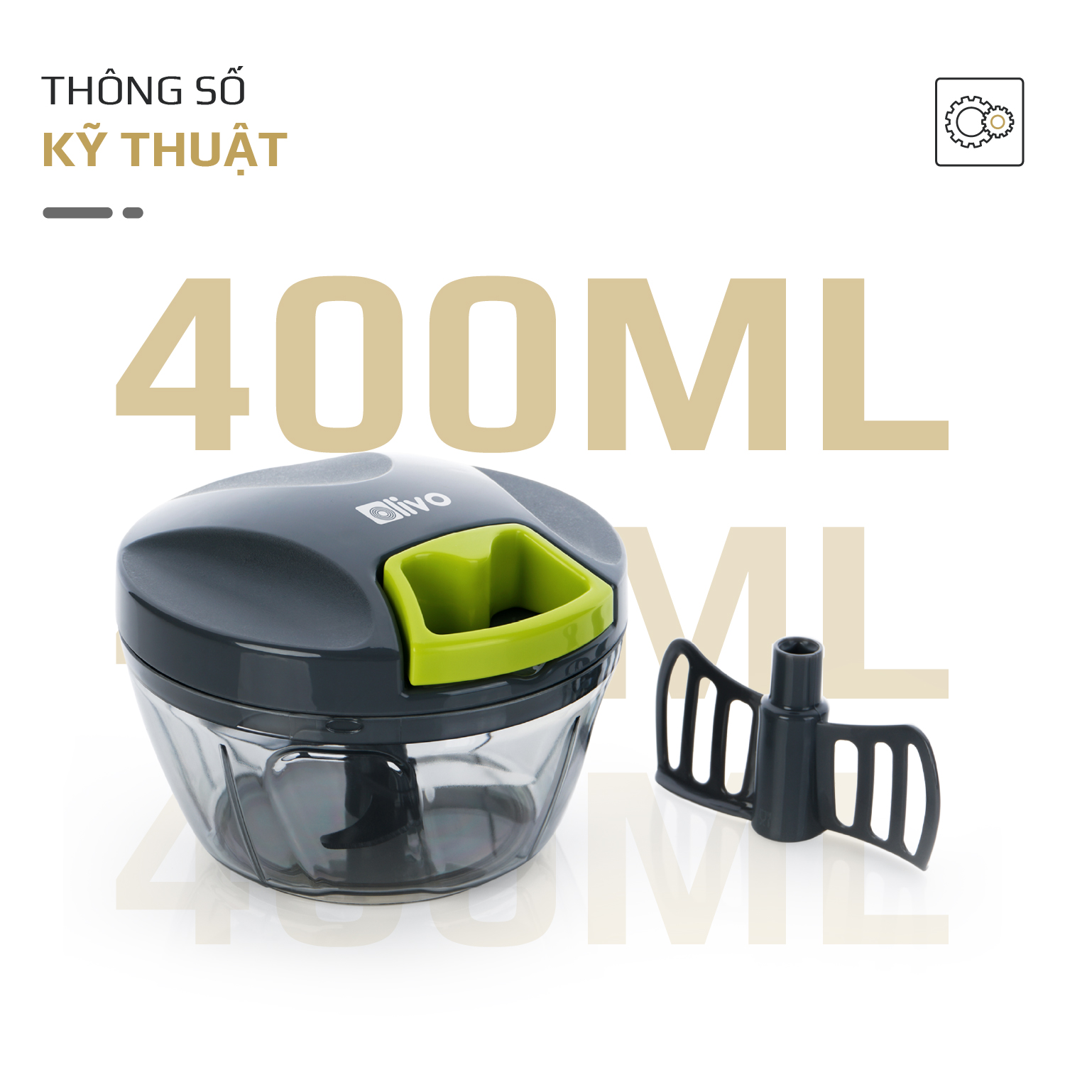 Dụng Cụ Xay Thực Phẩm Đa Năng Mini OLIVO MPC400A 13 Dụng Cụ Xay Thực Phẩm Đa Năng Mini OLIVO MPC400A 13