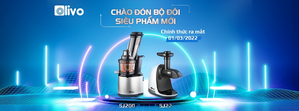 Máy ép chậm Olivo SJ22, Olivo SJ200- “Trợ thủ” sức khỏe cho gia đình bạn.