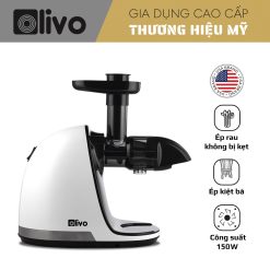 Máy Ép Chậm Trục Ngang OLIVO SJ22 - Ép Rau Không Lo Kẹt Máy - Ép Kiệt Bã - Dễ Vệ Sinh