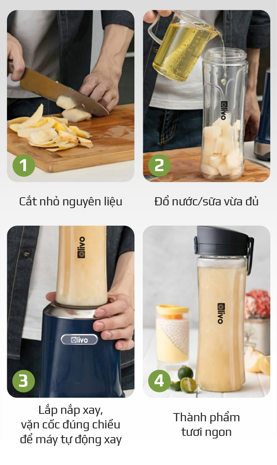 Máy Xay Sinh Tố OLIVO MB300