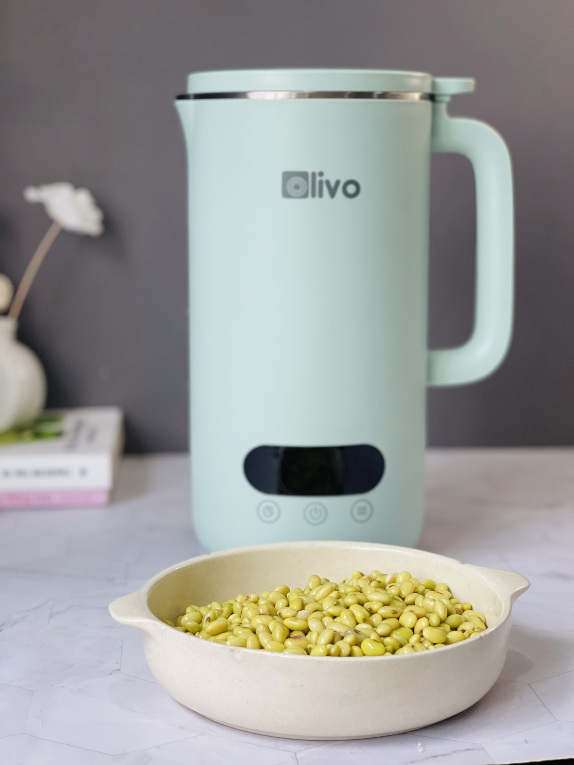 máy làm sữa hạt OLIVO CB1000 nấu 250g sữa đậu nành