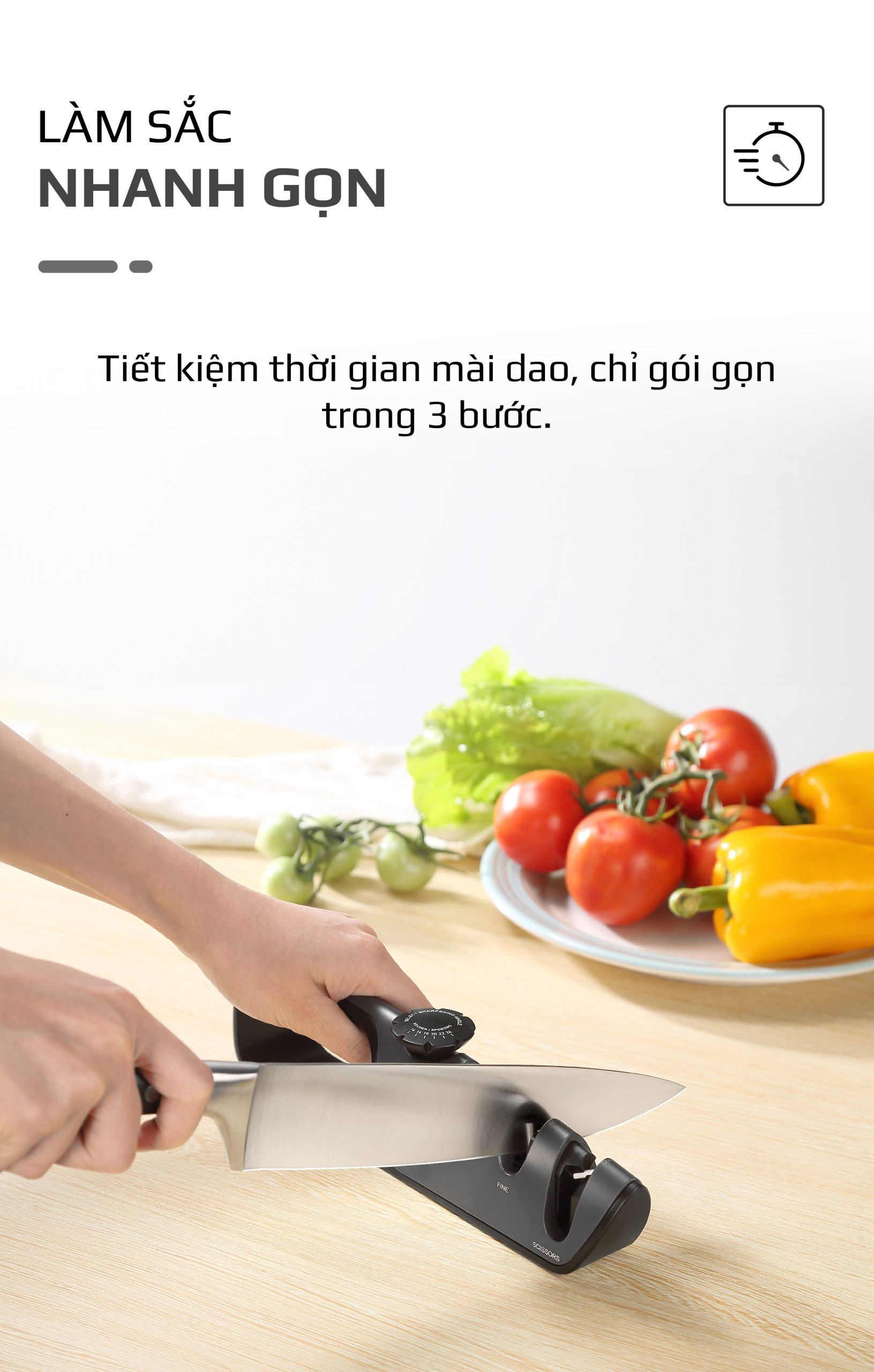 Dụng Cụ Mài Dao Kéo OLIVO KS1