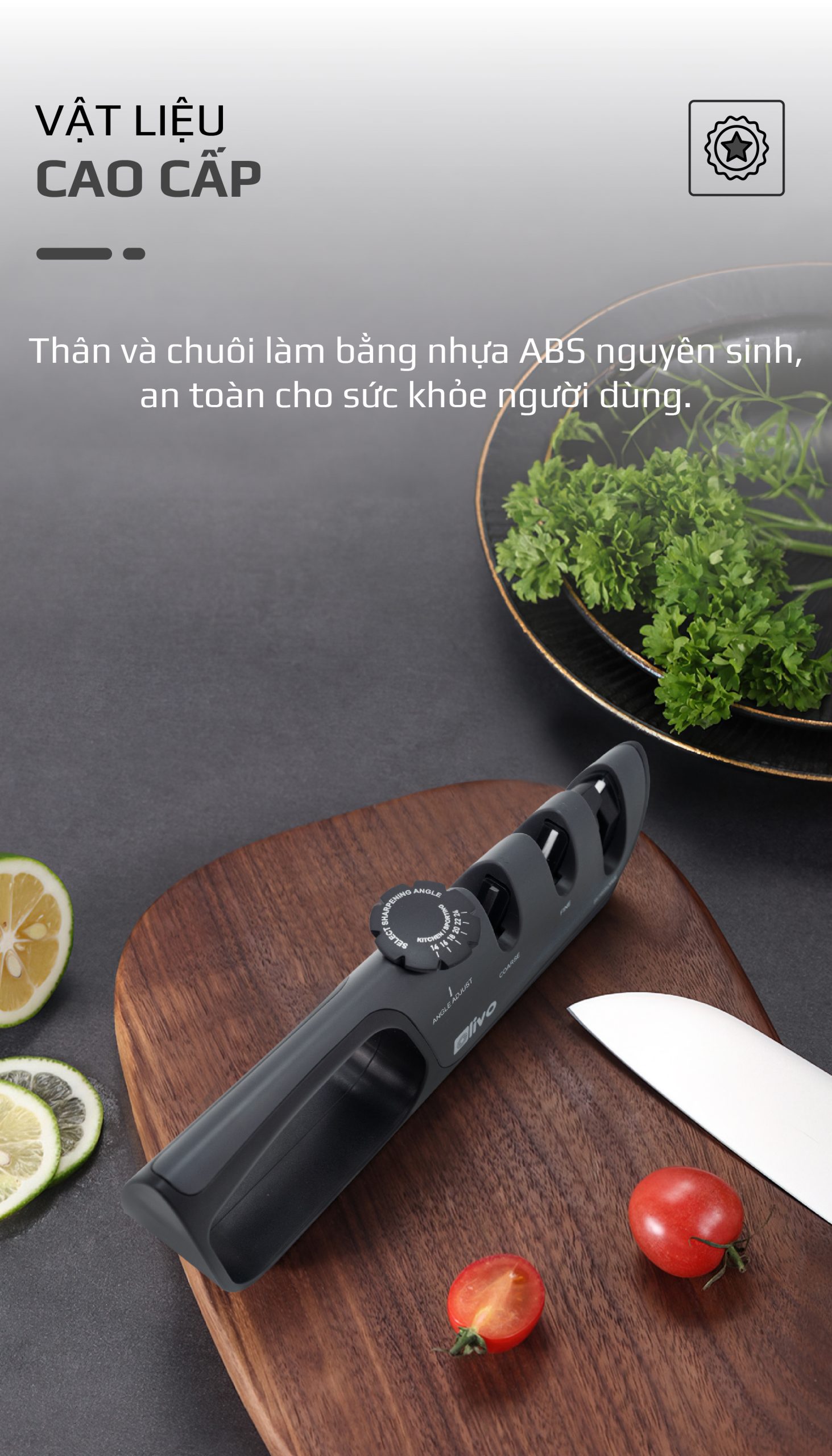 Dụng Cụ Mài Dao Kéo OLIVO KS1