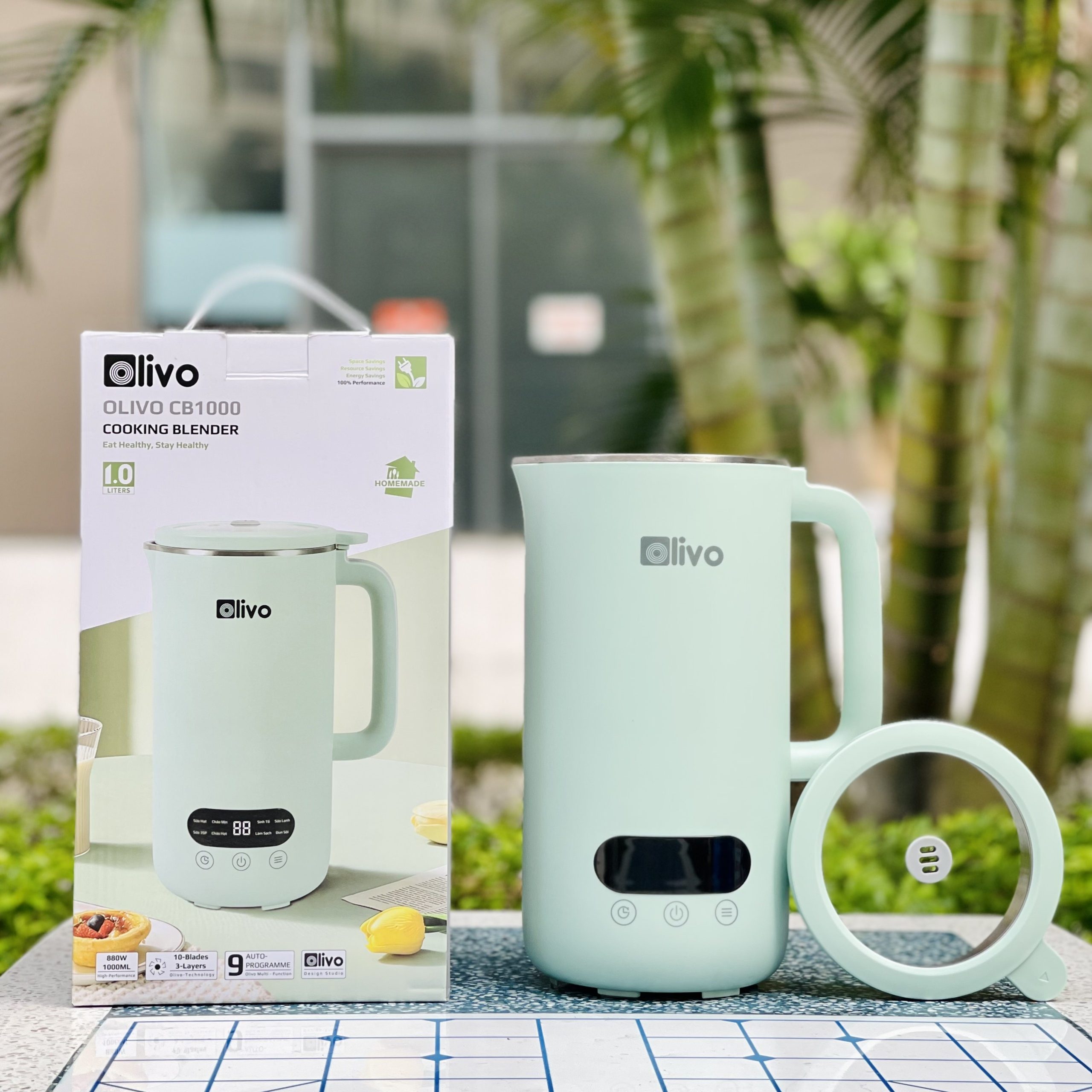 Máy làm sữa hạt OLIVO CB2000 có gì khác so với máy làm sữa hạt OLIVO CB1000?