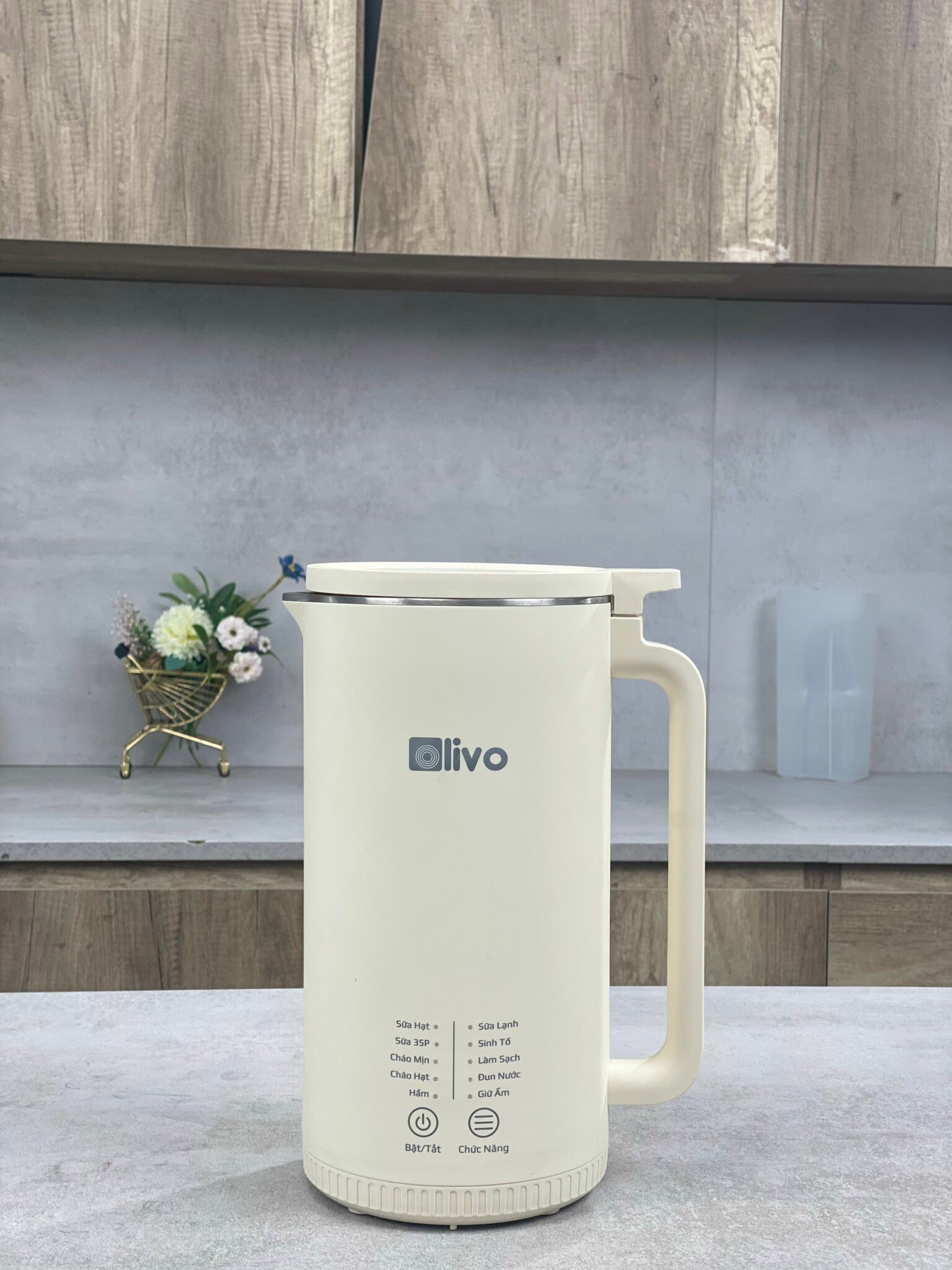 Máy làm sữa hạt OLIVO CB2000 nấu sữa hạt, nấu cháo, xay sinh tố siêu đơn giản ngay tại nhà