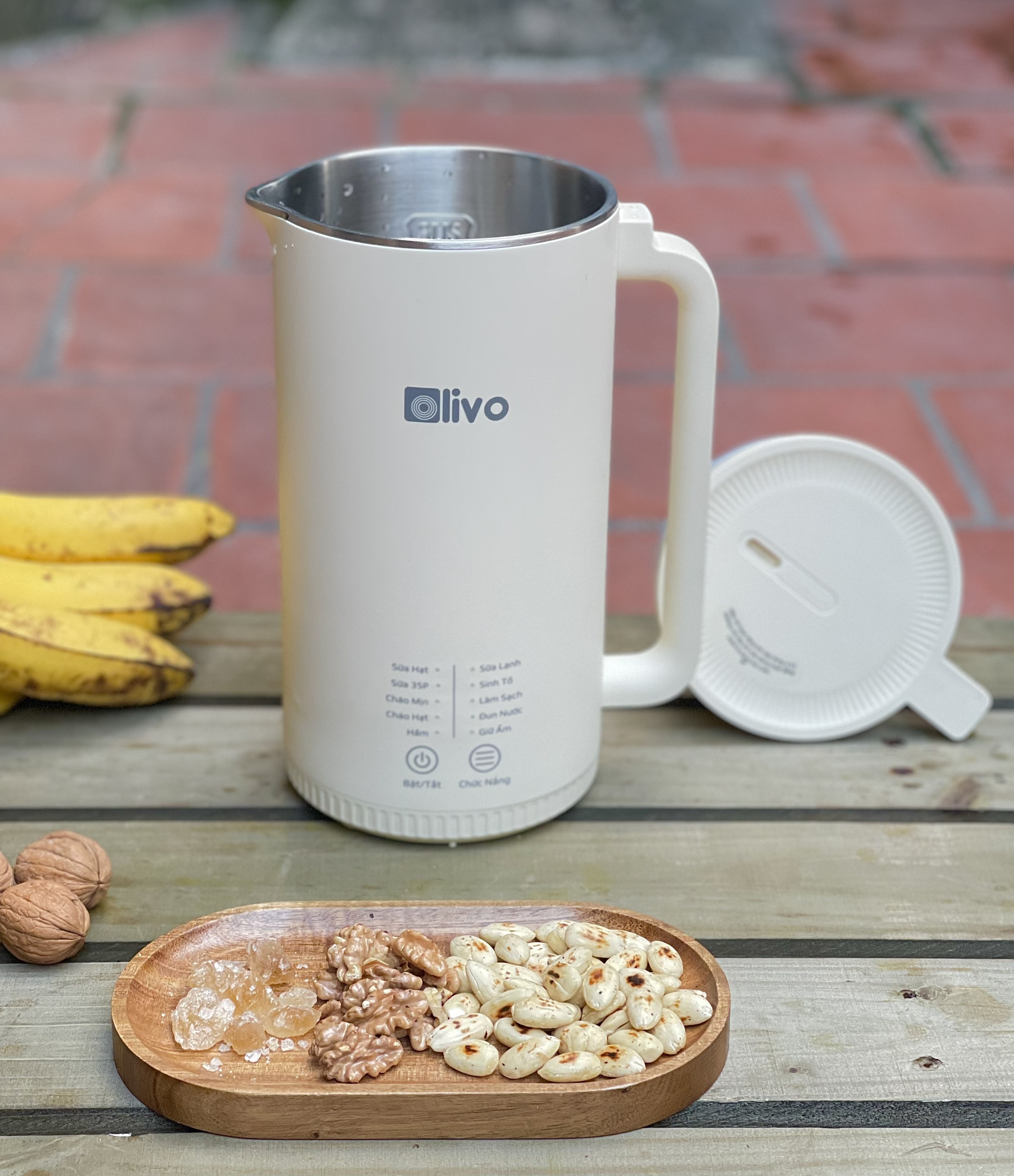Máy làm sữa hạt OLIVO CB2000 nấu sữa hạt, nấu cháo, xay sinh tố siêu đơn giản ngay tại nhà