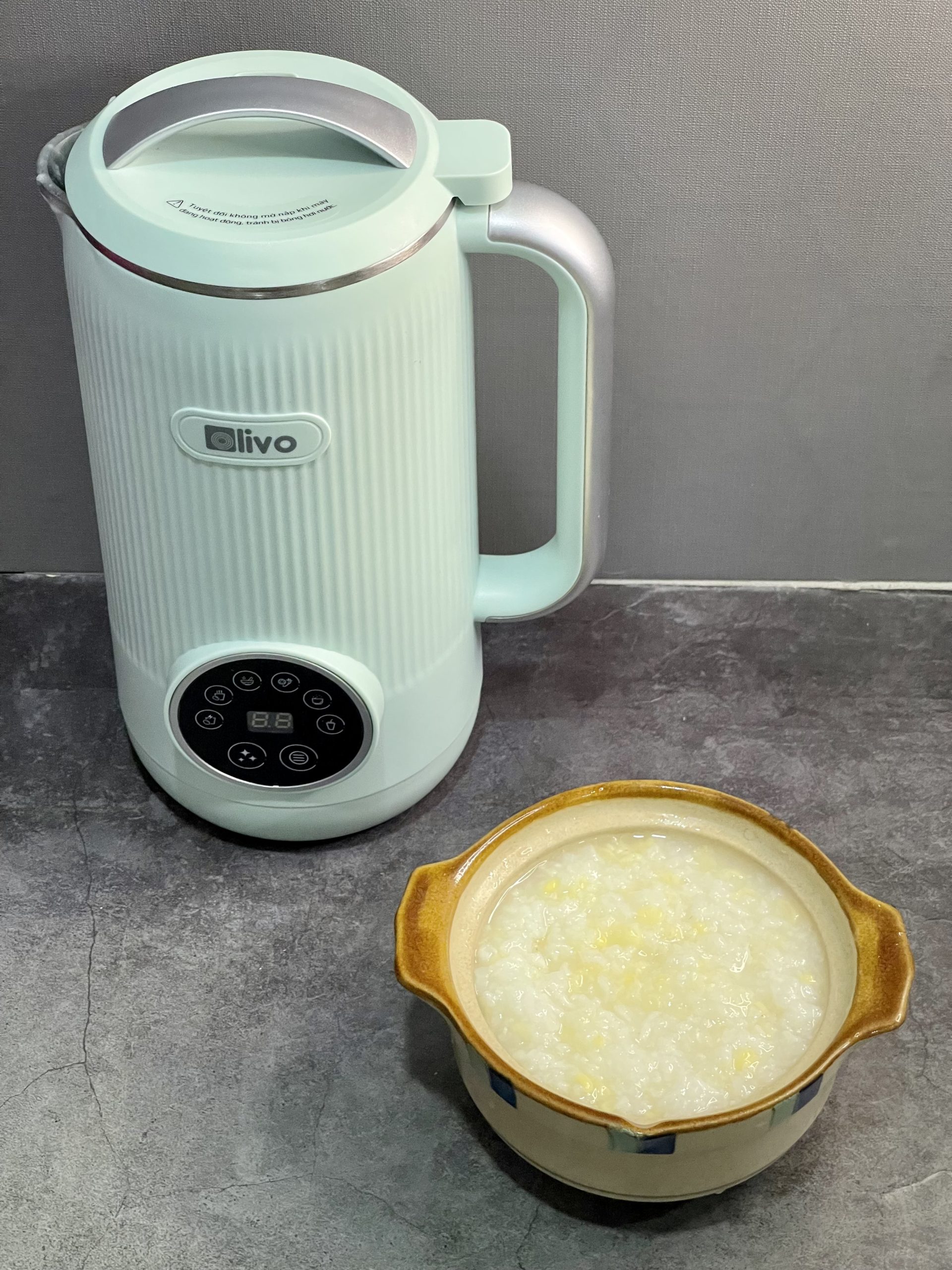 Máy làm sữa hạt OLIVO CB400 PRO đa năng: nấu sữa, nấu cháo, xay sinh tố ngon như ngoài hàng