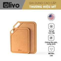 THỚT OLIVO WOOD FIBER – Chống Cong Vênh, Ẩm Mốc, Không Bị Mùi Hôi – Sử Dụng Được Với Máy Rửa Bát