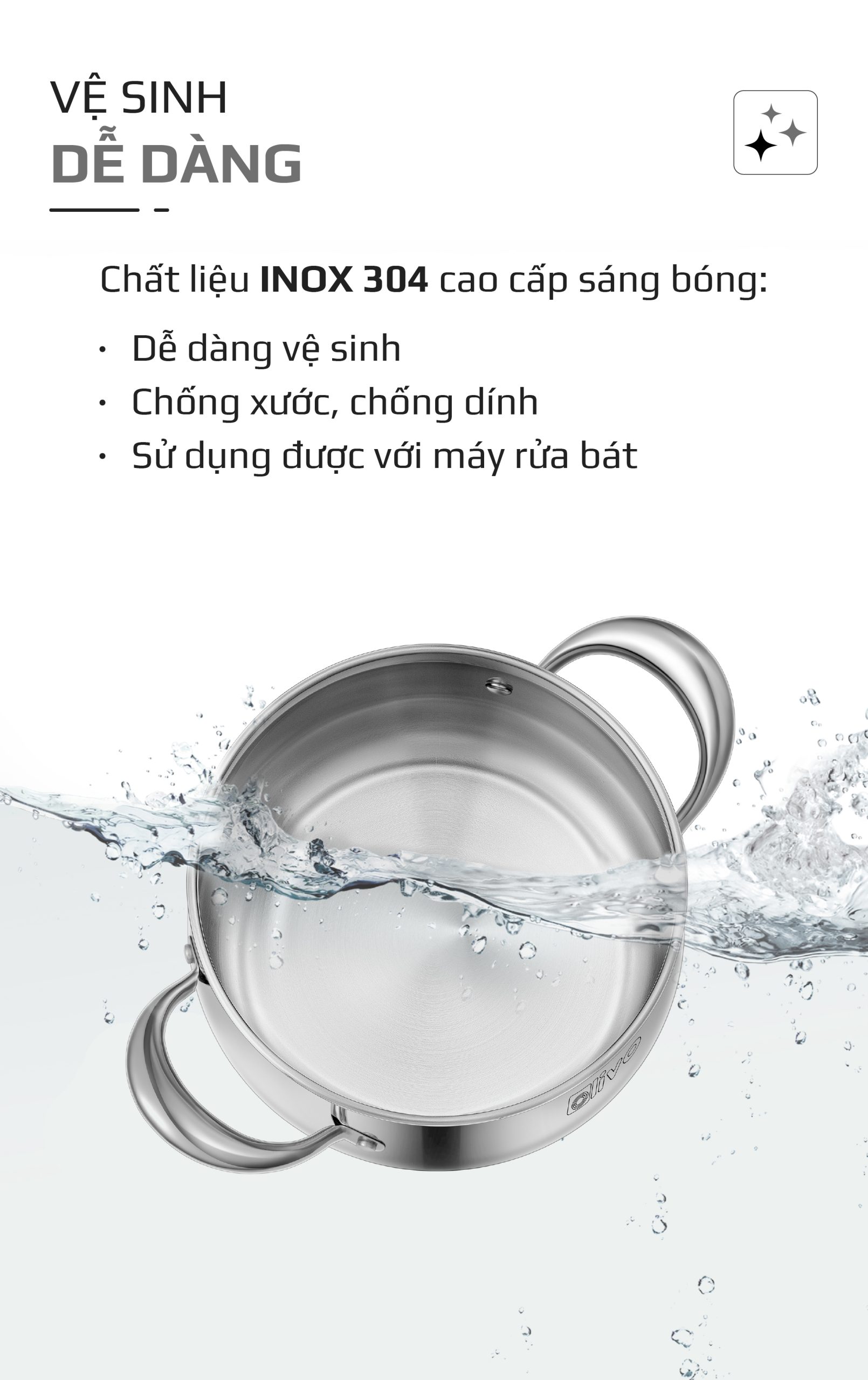 Bộ Nồi Inox OLIVO Chef’s Premium