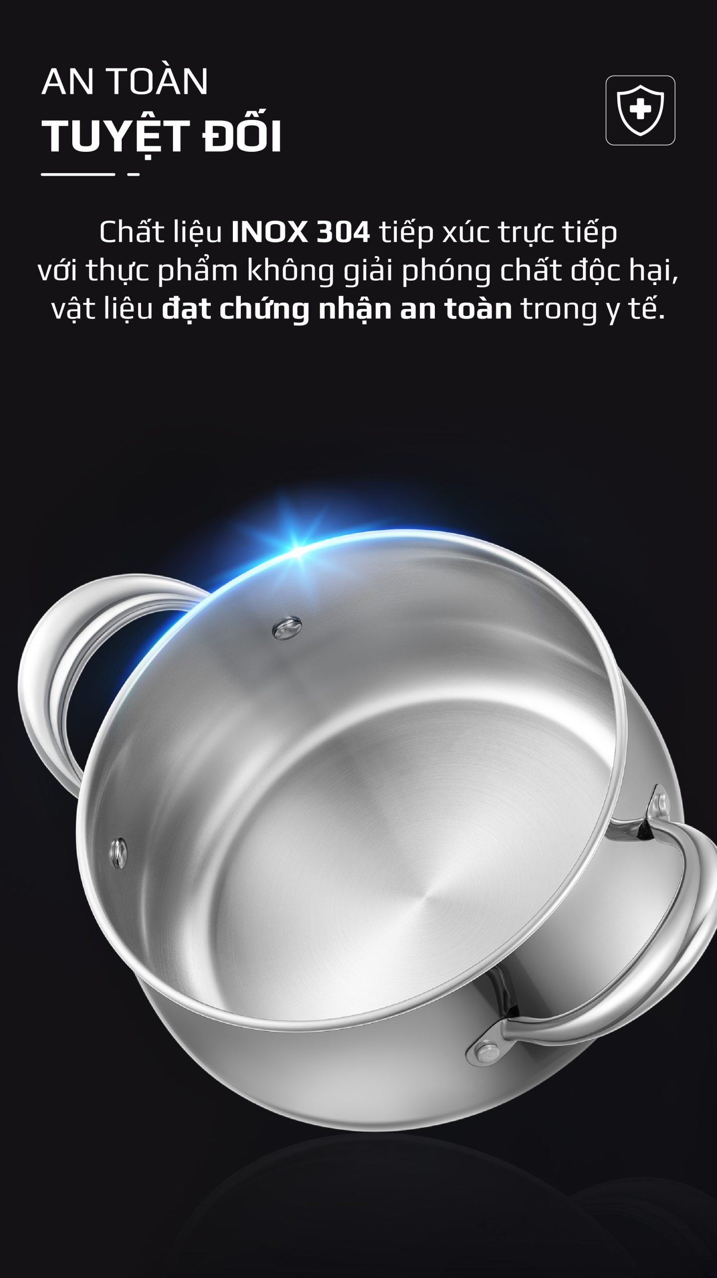 Bộ Nồi Inox OLIVO Chef’s Premium