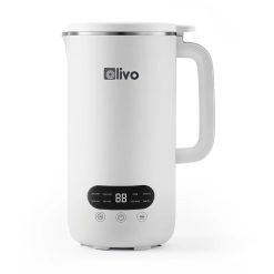Máy Làm Sữa Hạt OLIVO CB1000 - Dung Tích 1L, Nắp INOX Kết Hợp Kính Cường Lực Duy Nhất Trên Thị Trường, Công Suất 880W, 9 Chế Độ, Chống Trào Tuyệt Đối