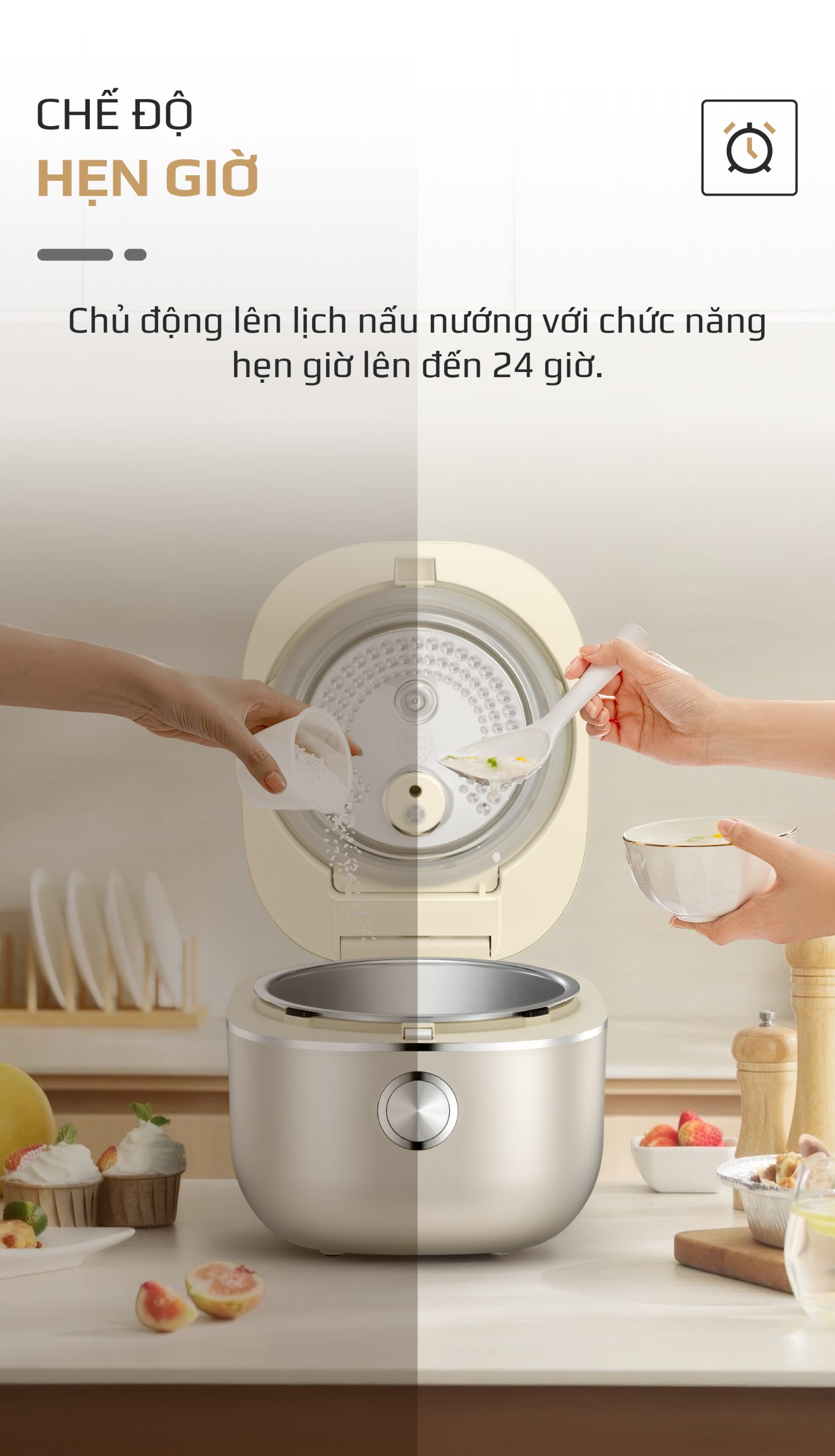 Nồi Cơm Điện Cao Tần OLIVO RC800IH